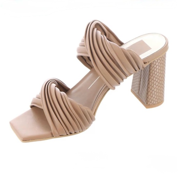 Dolce Vita Pilton Woven Sandal Heels - Picture 4 of 11